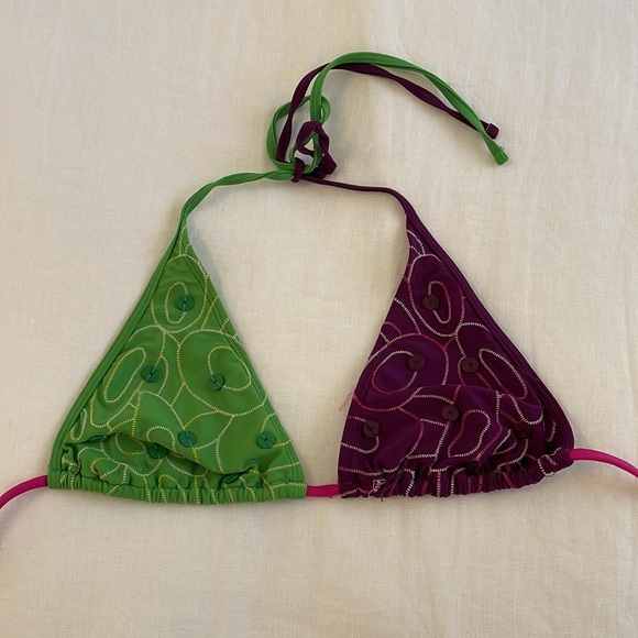 Multi-Colored Bikini Top - Picture 1 of 5